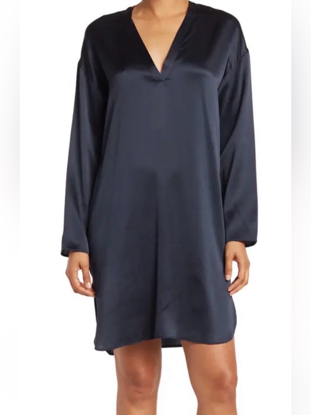 Vince silk tunic dress
